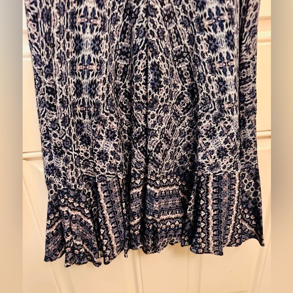 Rebecca Taylor Blue Midi Dress - Picture 5 of 9